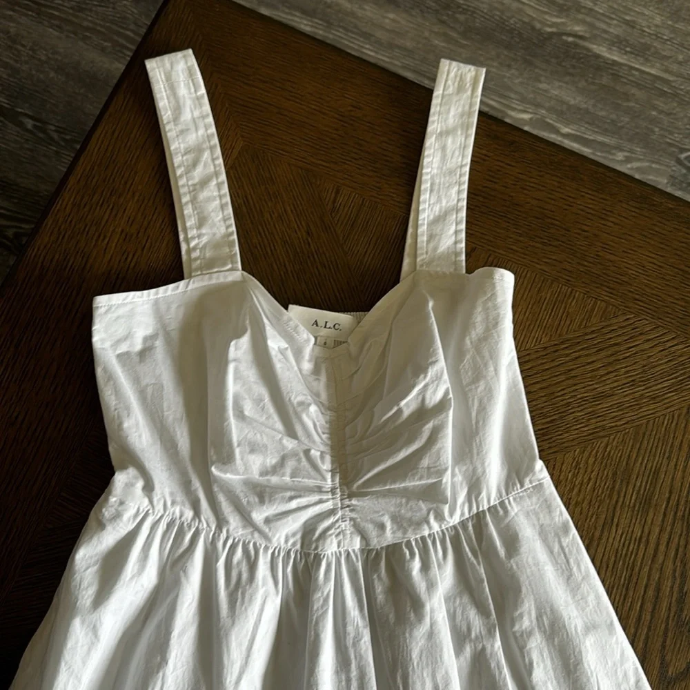 A.L.C Lilah II Cotton Midi Dress, Size 0, BRAND NEW, $495